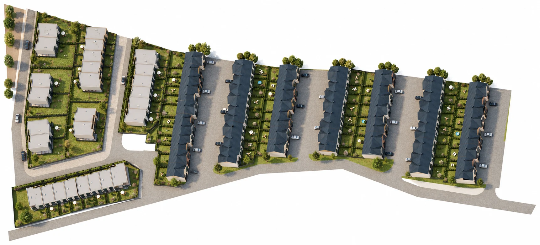 Об’єднаний 3D-генплан I та II черг City Villa Club