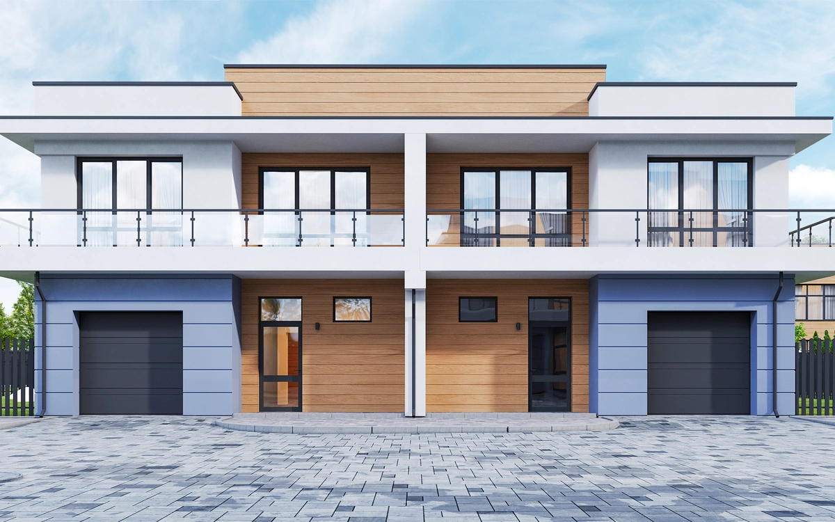 Дуплекс 150 м² - фасад